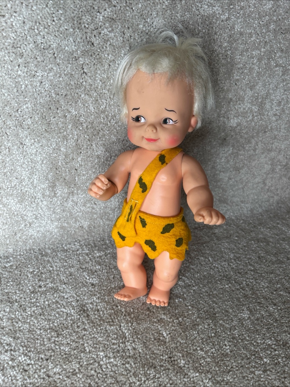 Vintage The Flintstones Bam Bam 12" Doll BB-12 1964 Ideal Toys